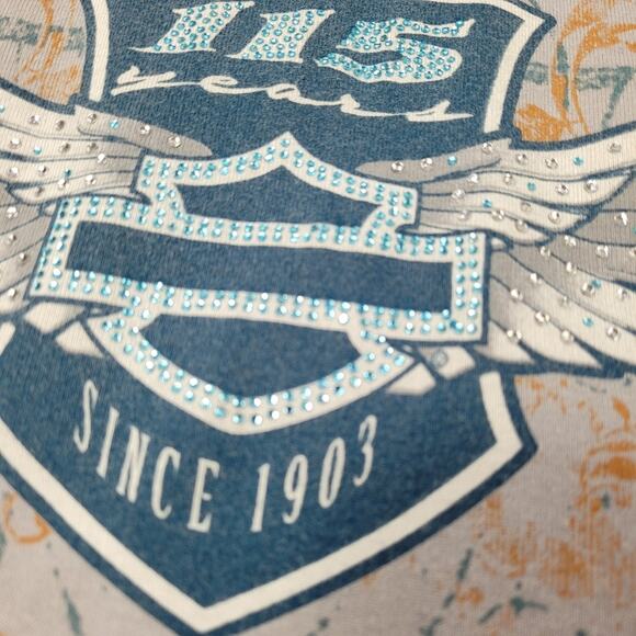 Harley Davidson 115 Year Anniversary Tank Top size Small - Picture 4 of 9